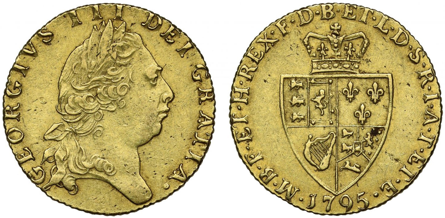 George III 1795 Guinea spade reverse