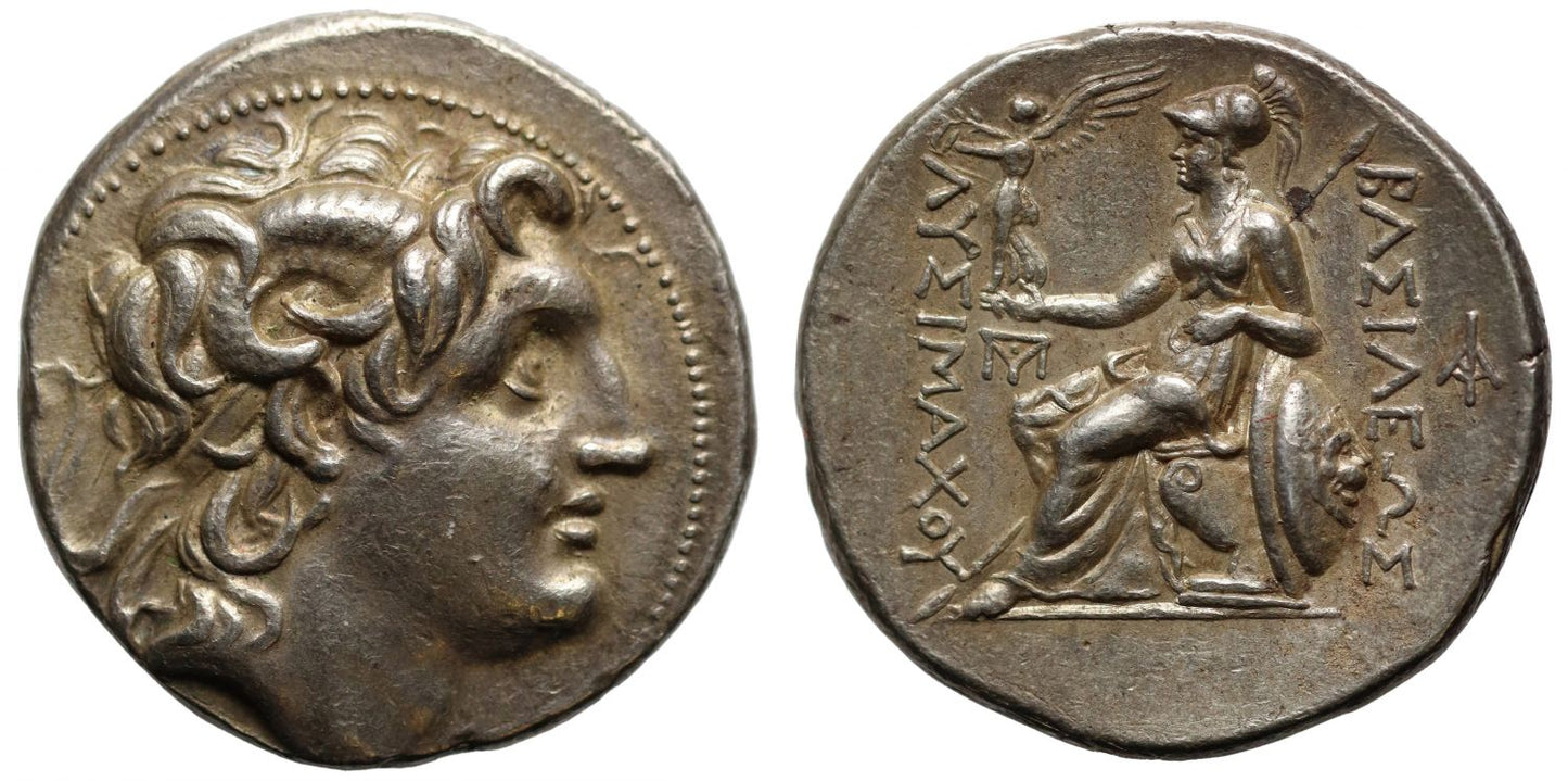 Kingdom of Thrace, Lysimachos, Silver Tetradrachm.