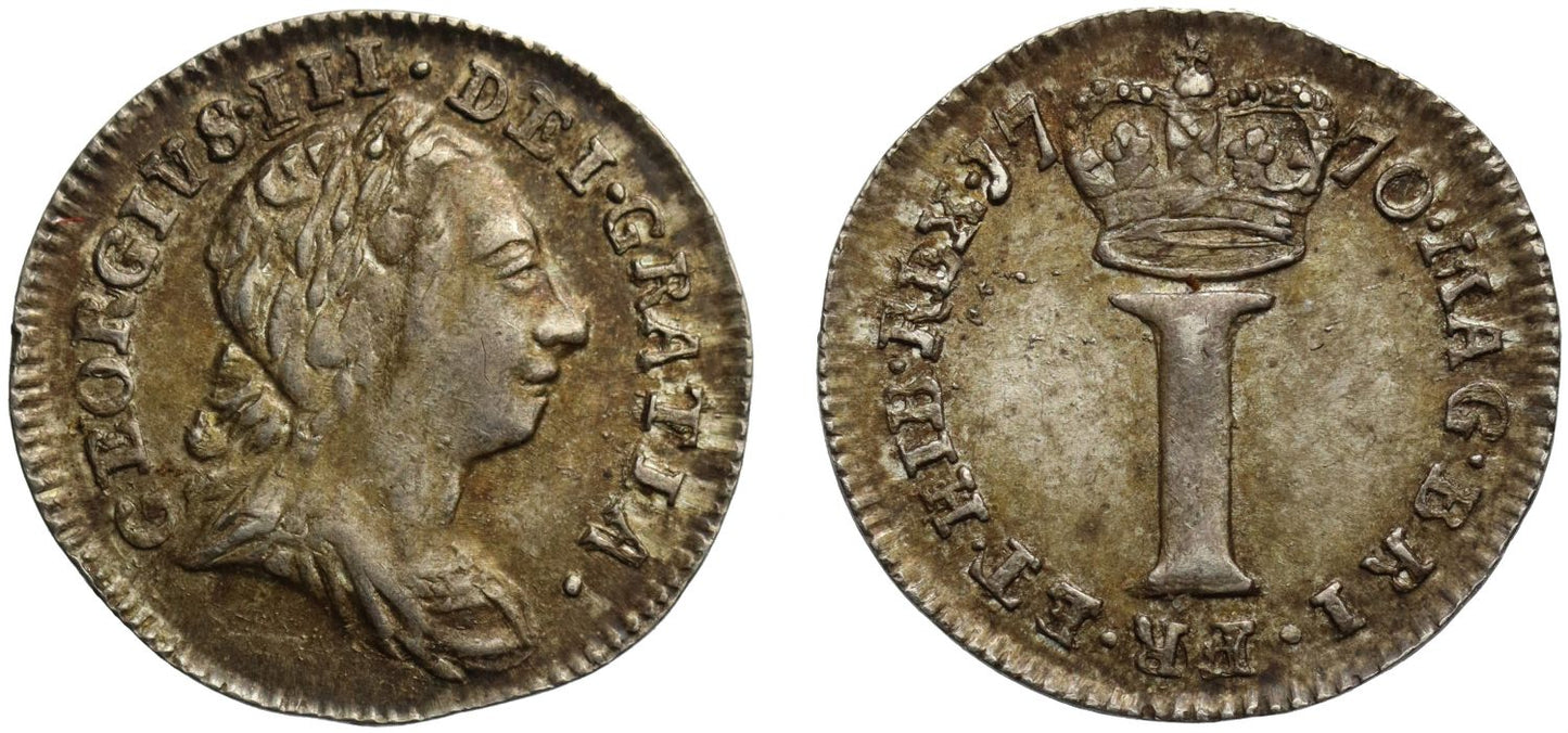 George III 1770 silver Penny