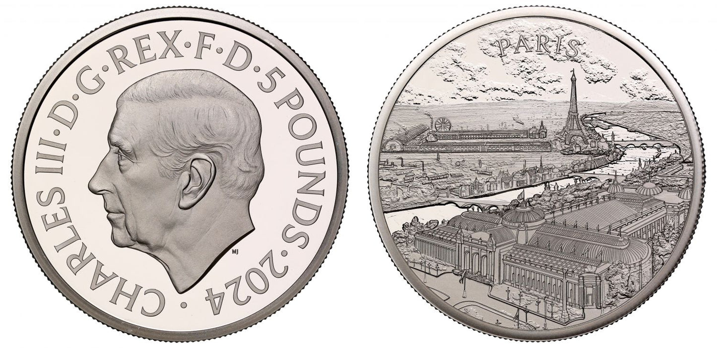 City Views Paris 2oz silver proof