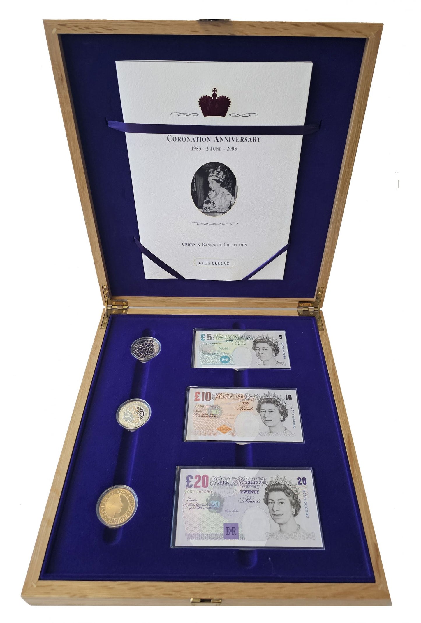 Elizabeth II 2003 gold proof Set Coronation Jubilee