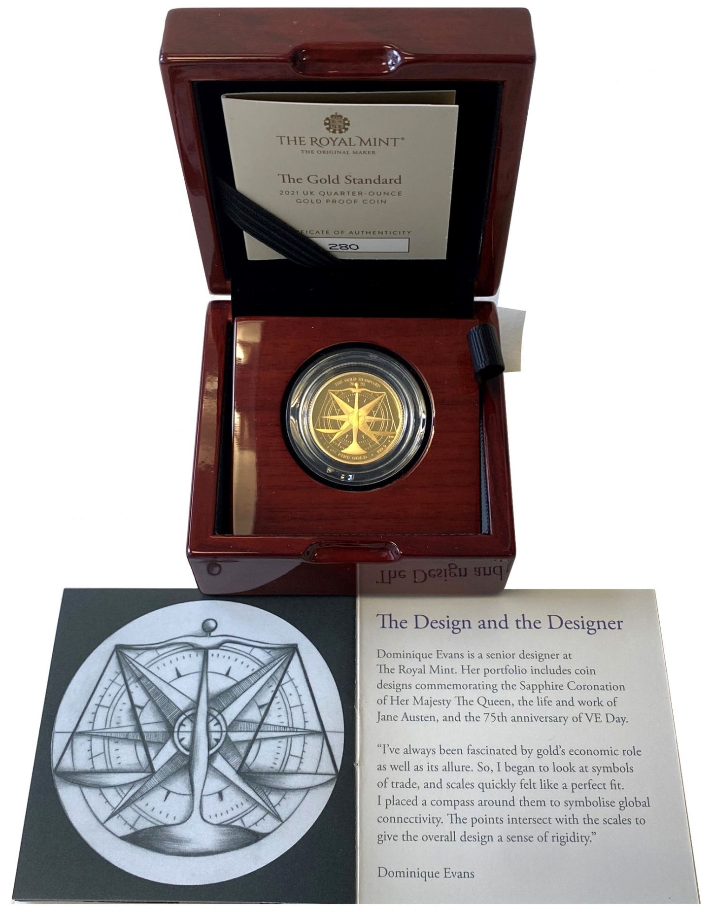 Elizabeth II 2021 gold proof 1/4oz Gold Standard