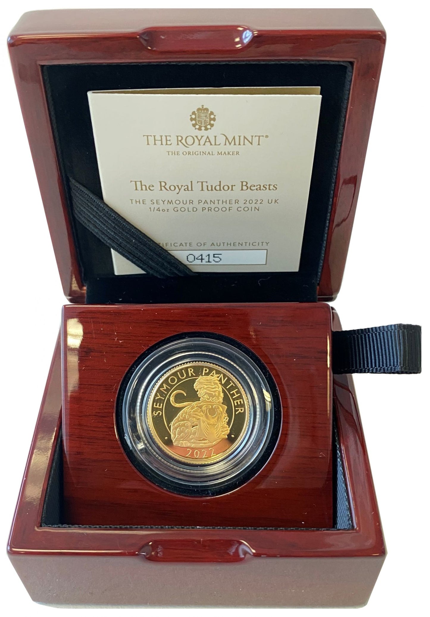 Elizabeth II 2022 gold proof 1/4oz TB Panther
