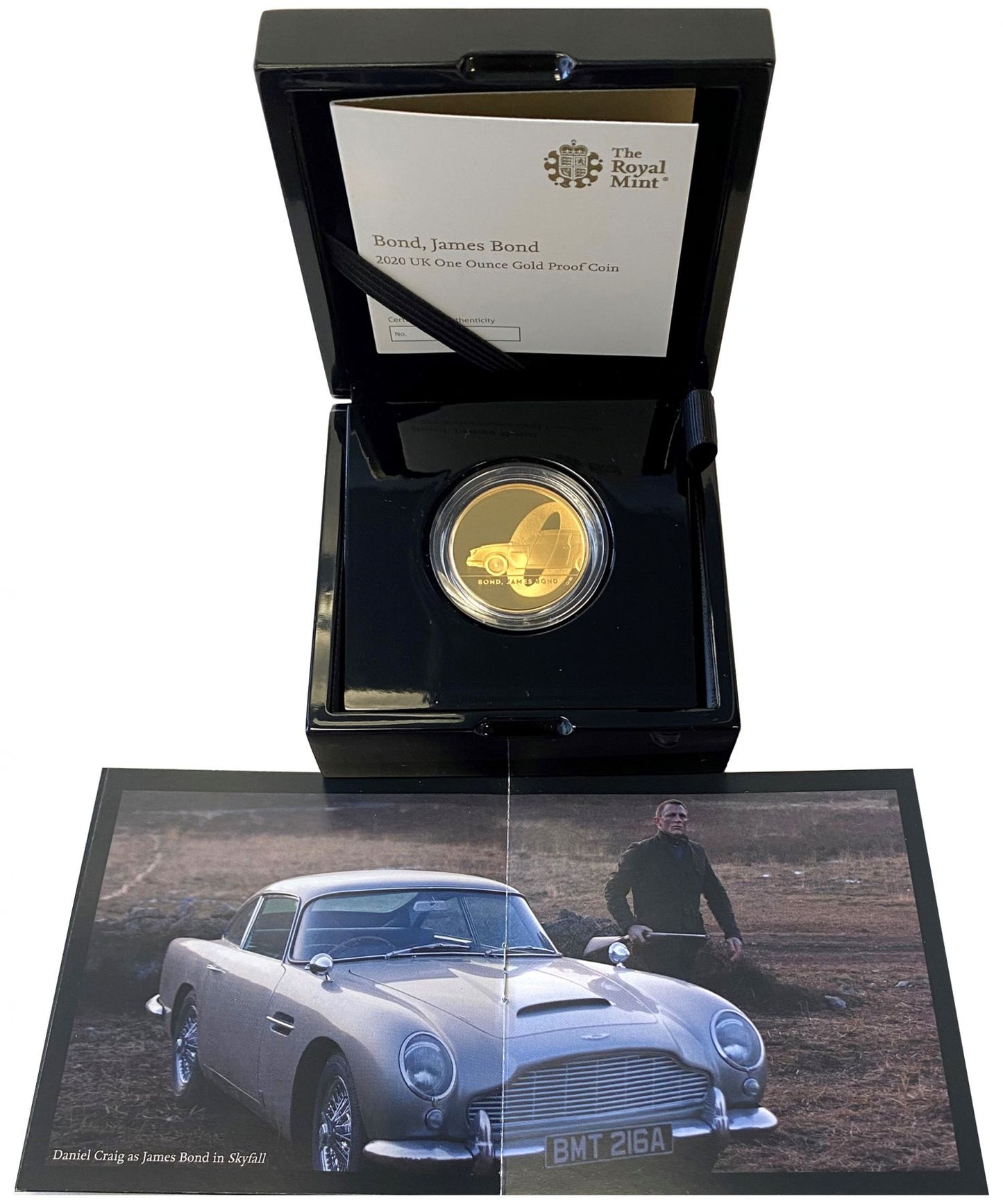 Elizabeth II 2020 gold proof One Ounce Bond Coin 1