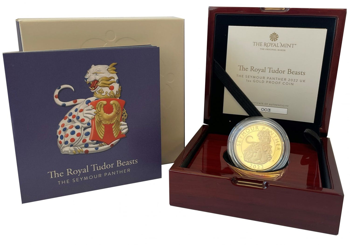 Elizabeth II 2022 Gold Proof 1oz TB Seymour Panther