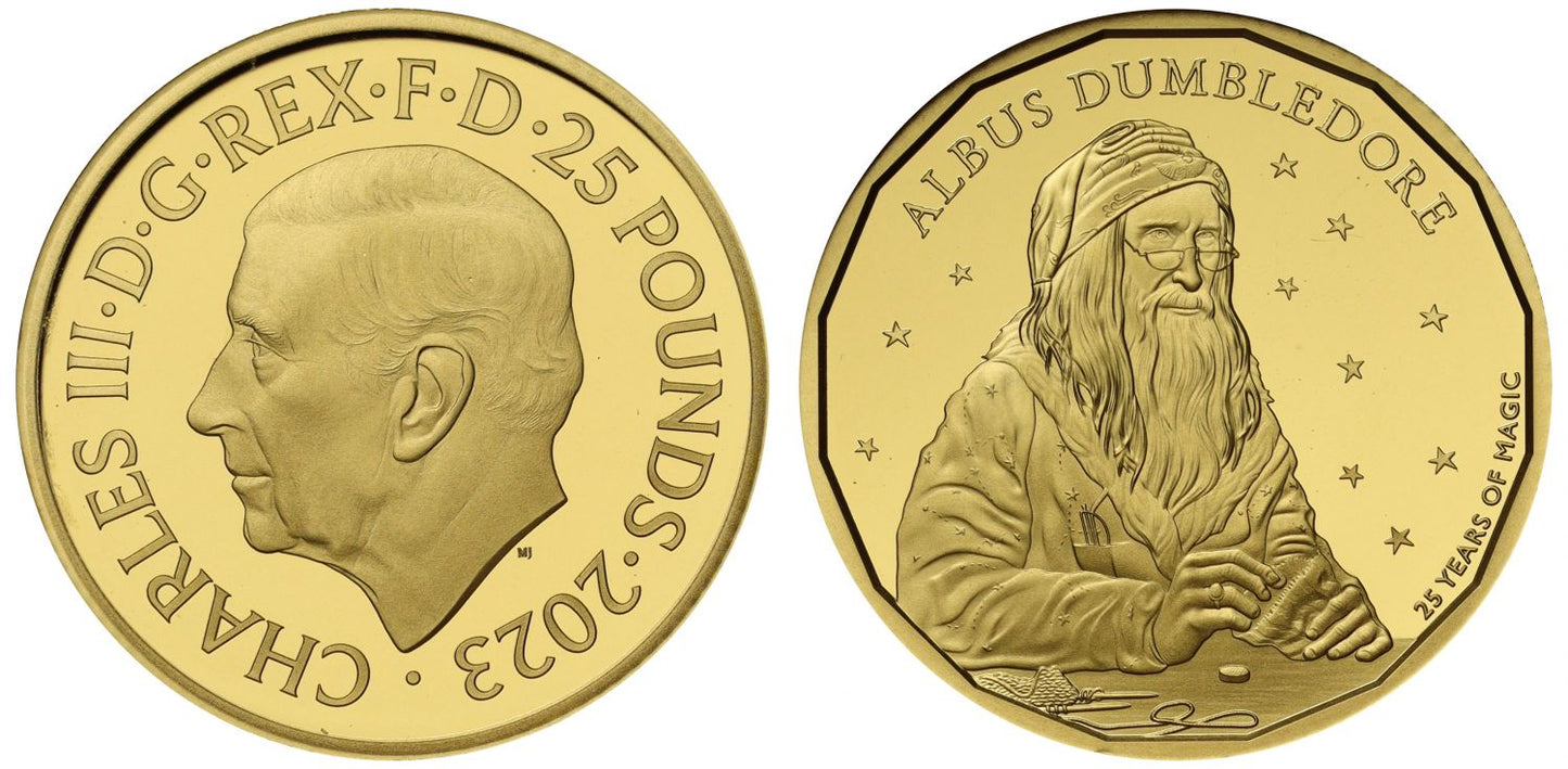 Charles III 2023 gold proof 1/4oz Dumbledore