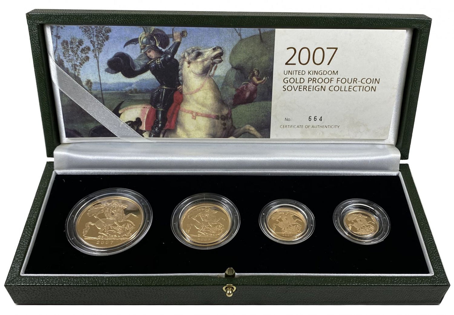 Elizabeth II 2007 4-coin proof Set