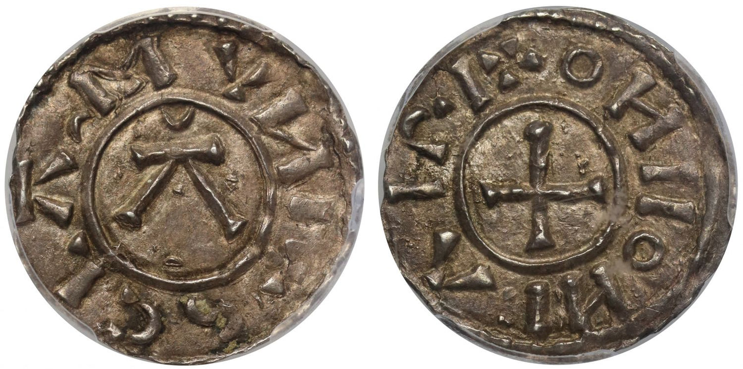 Danish East Anglia, St Edmund Coinage, Penny, Onnonea moneyer, MS62
