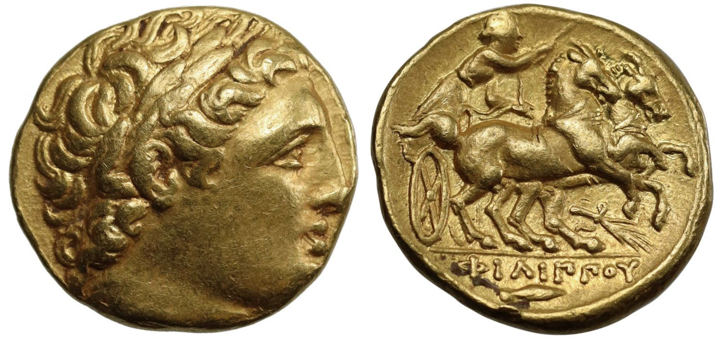 Macedon, Philip II, Posthumous Gold Stater.