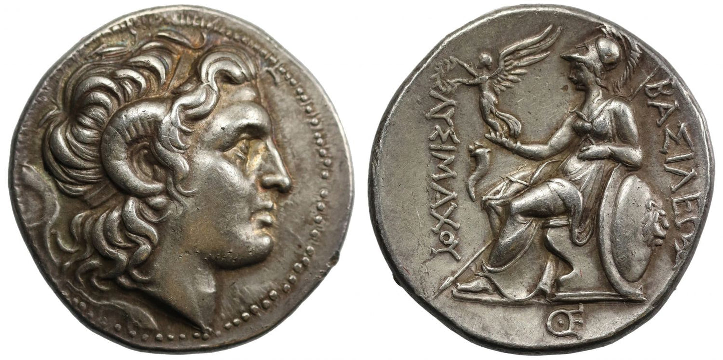 Kingdom of Thrace, Lysimachos, Silver Tetradrachm, Lysimacheia.