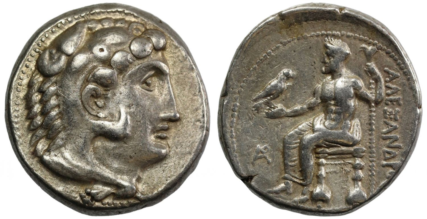 Kings of Macedon, Alexander III, the Great, Lifetime Issue Silver Tetradrachm.
