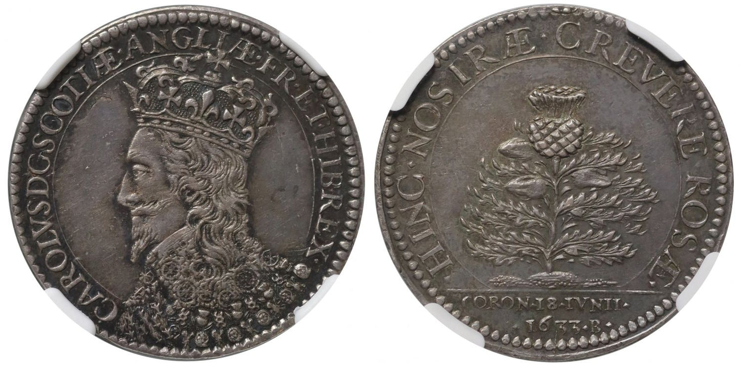NGC Top Pop | Charles I, Scottish Coronation 1633.