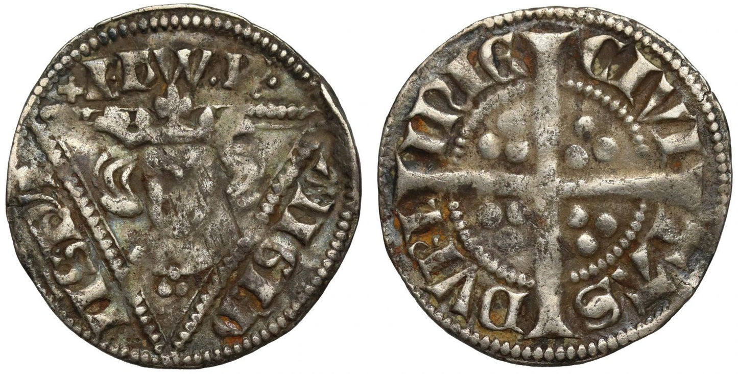 Ireland, Edward I Penny, second coinage Dublin mint, cross before legend