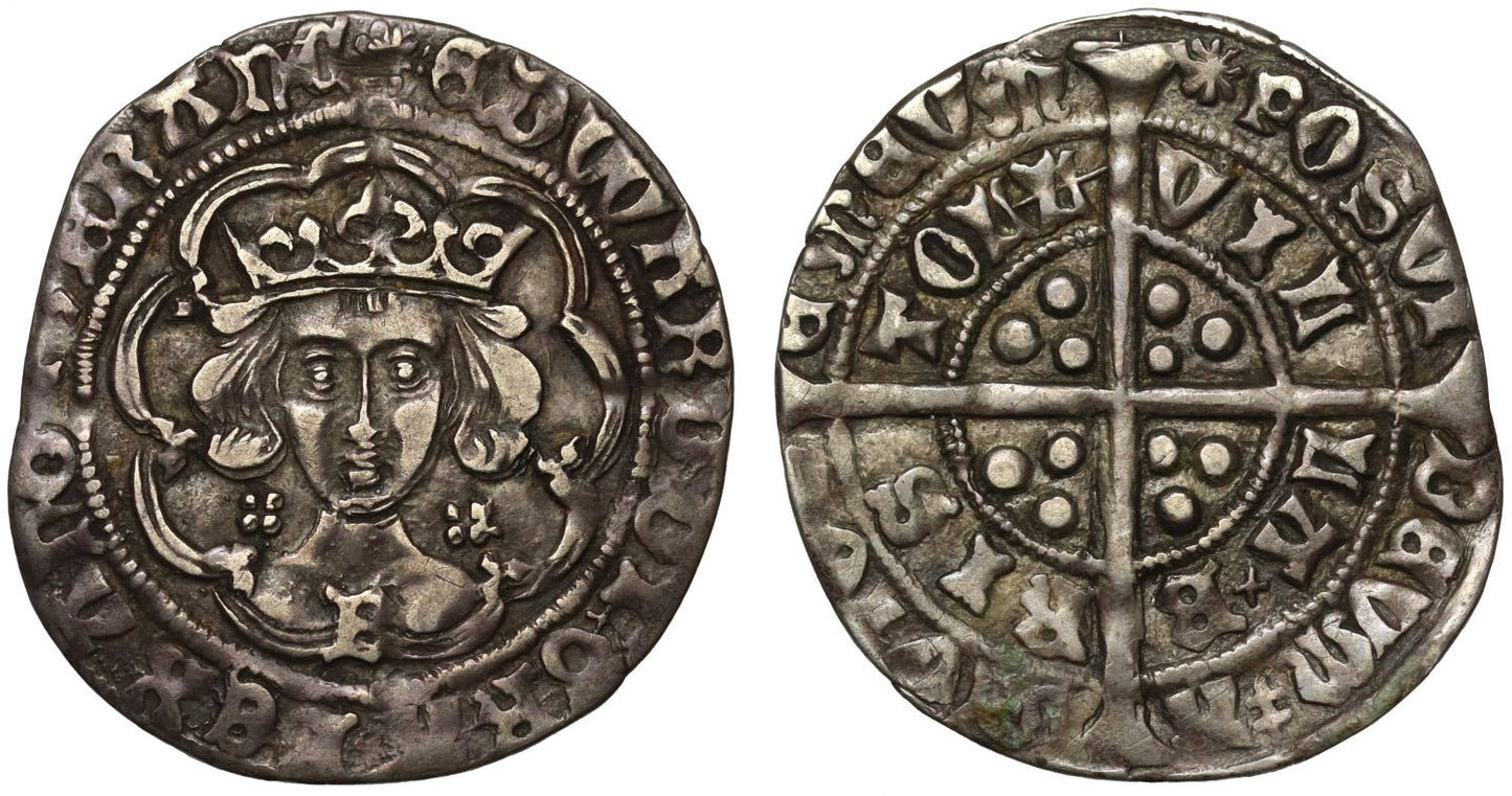Edward IV, First Reign, Light Coinage Groat, Bristol mint, mm. sun, with x in reverse inner legend