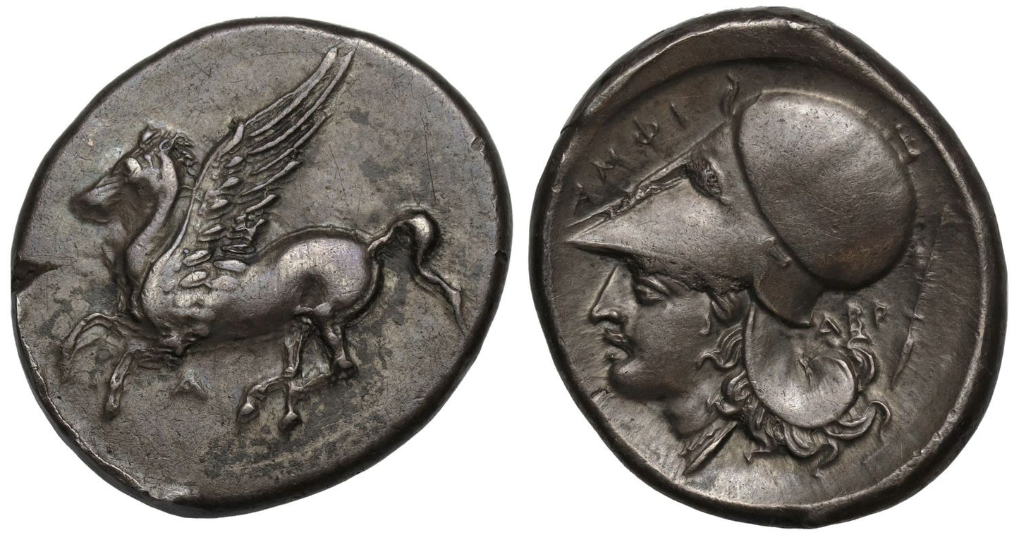 Akarnania, Argos Amphilochikon, silver Stater, c. 340-300 BC.
