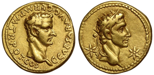 Caligula, Gold Aureus, NGC VF 5/5 2/5.