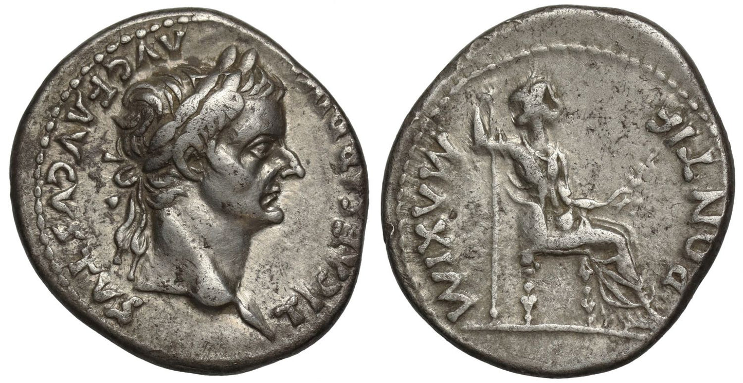 Tiberius, Silver Denarius, “The Tribute Penny”.