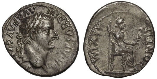 Tiberius, Silver Denarius, “The Tribute Penny”.