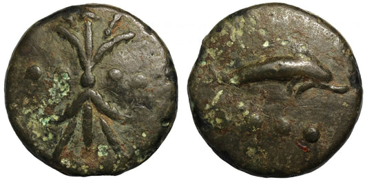 Roman Republic, Aes Grave, Sickle Series, Æ Triens.