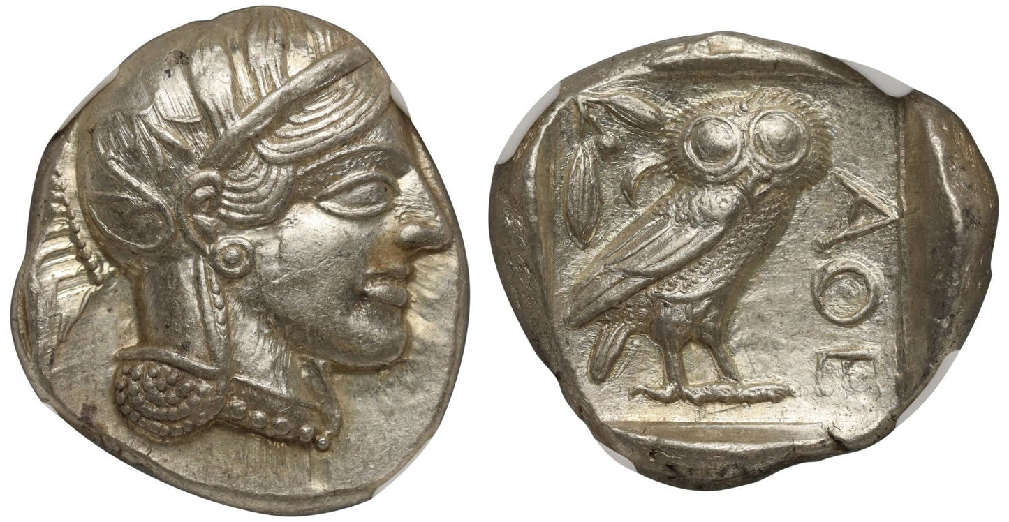 Athens, Silver Tetradrachm, MS 5/5 4/5.