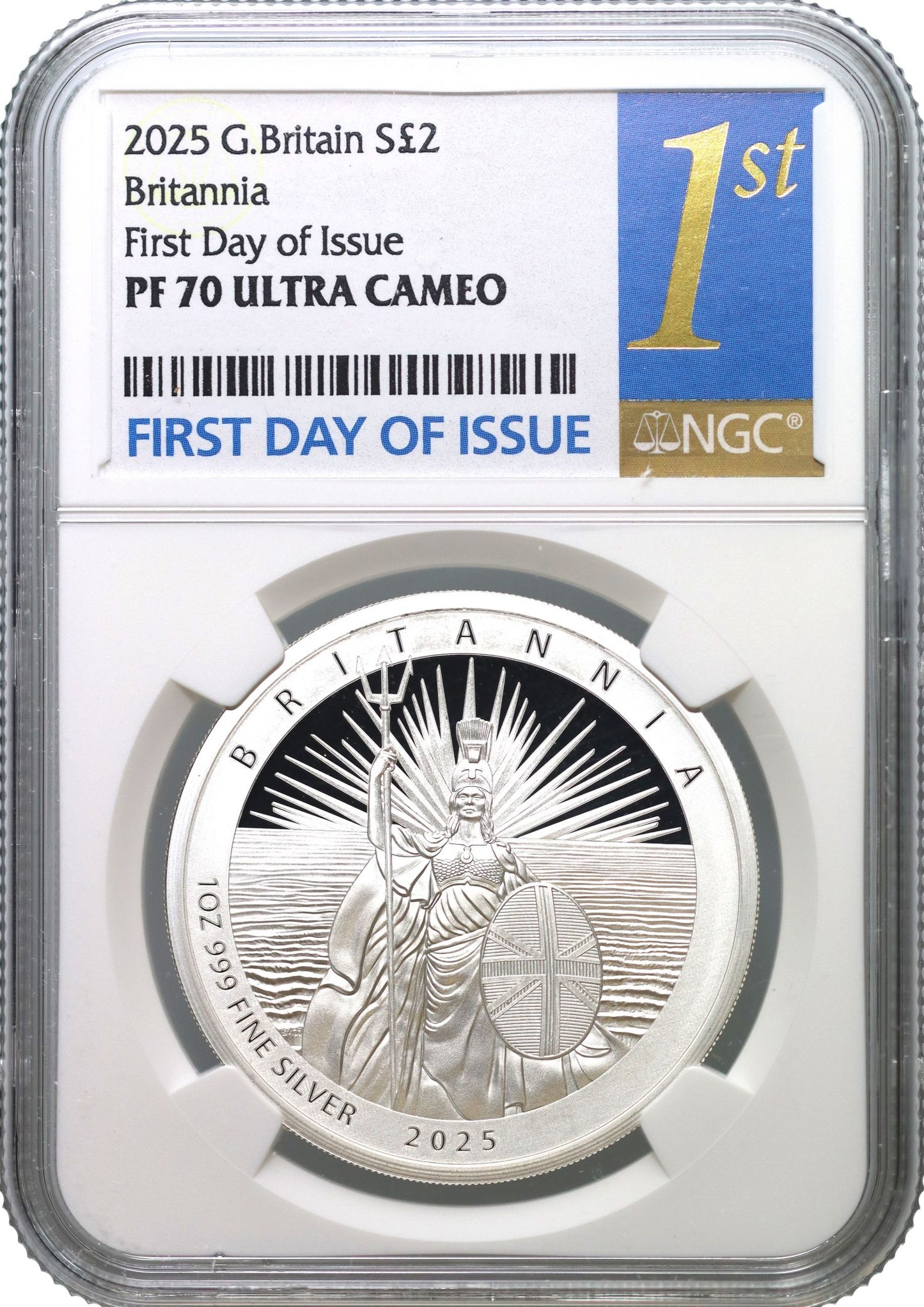 *Charles III 2025 silver PF70 UC FDI 1oz Britannia