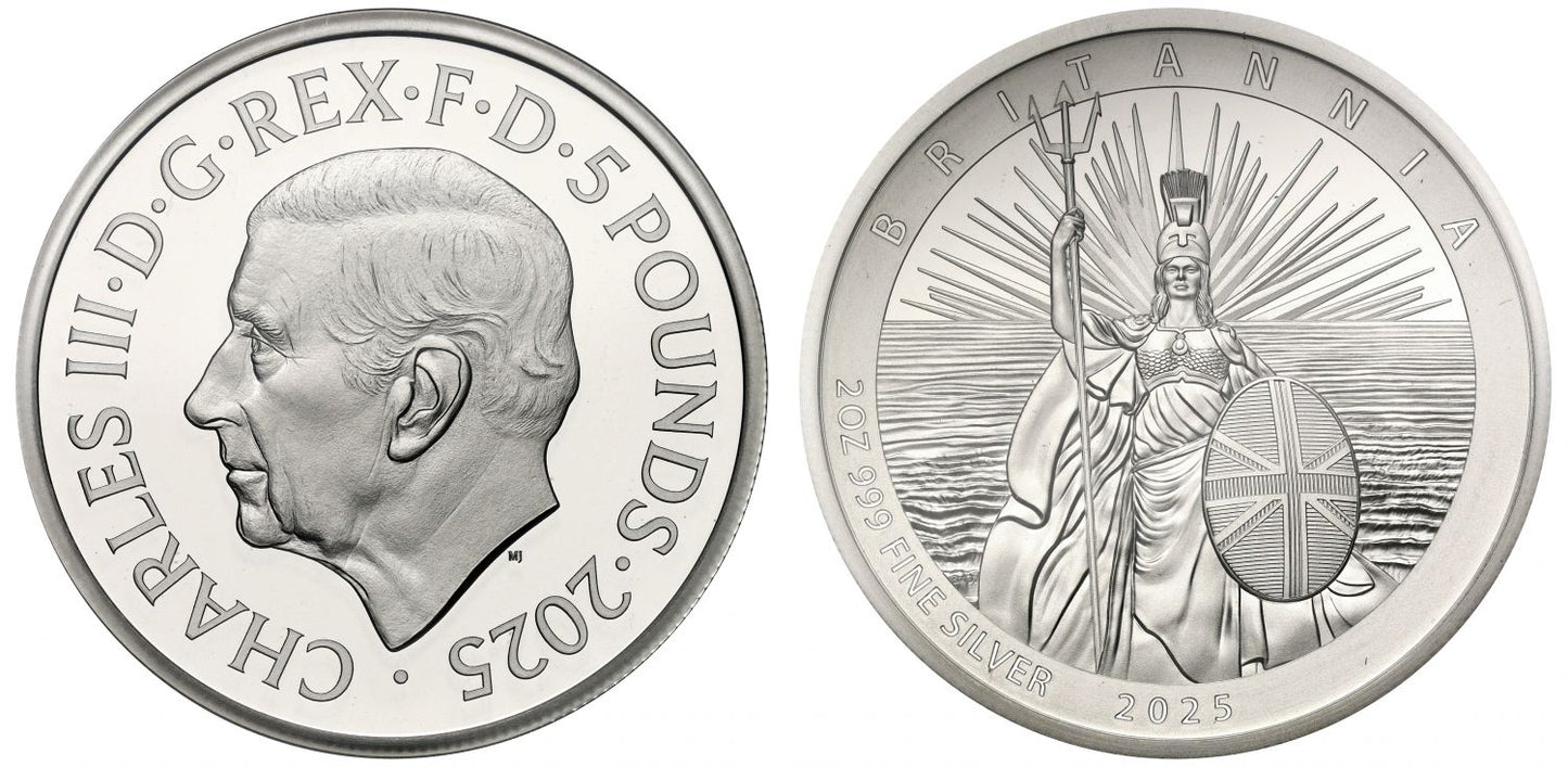 *Charles III 2025 silver PF70 UC FDI 2oz Britannia