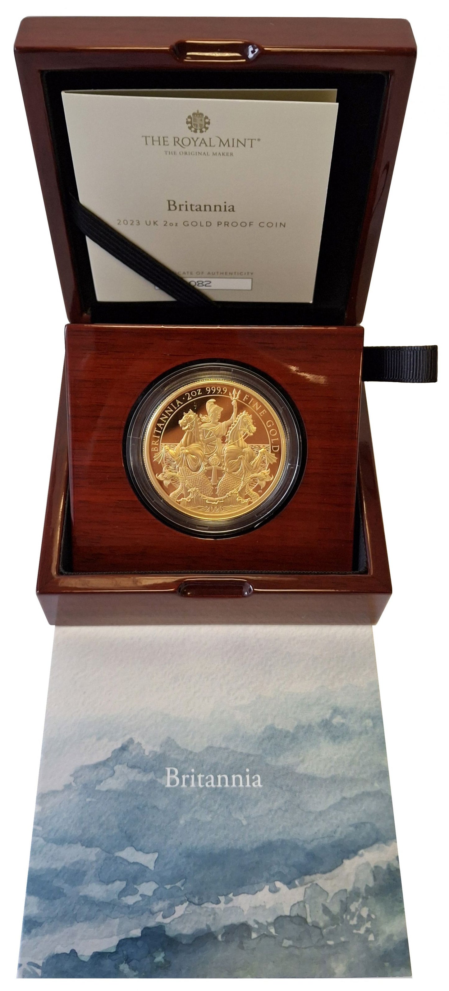 * Charles III 2023 gold PF70 UCAM 2oz The Britannia