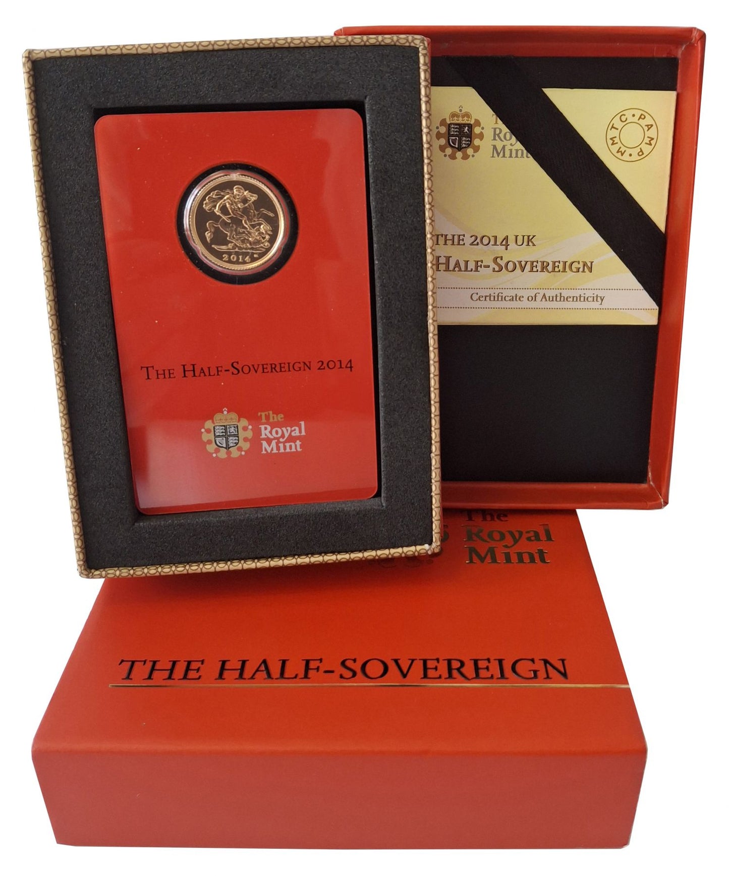 Elizabeth II 2014-I Half-Sovereign BU sealed in original card