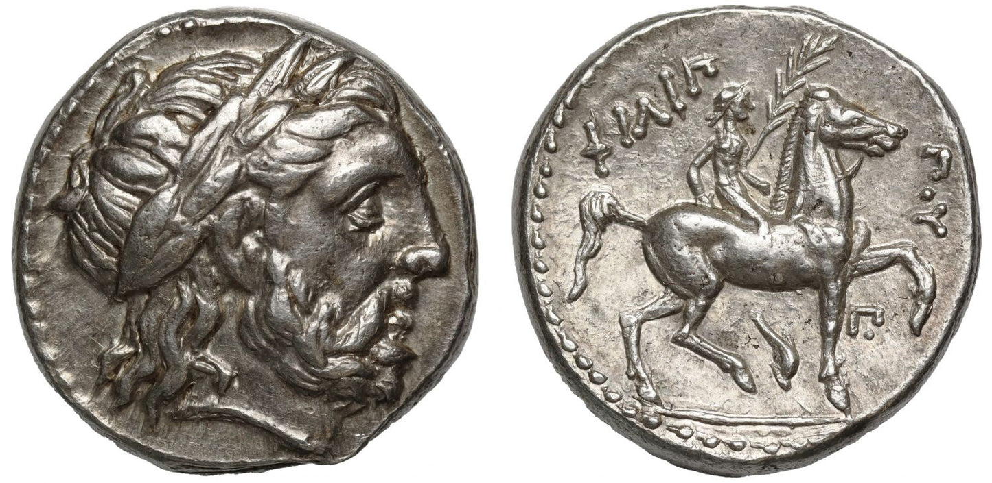 Macedon, Philip II, Silver Tetradrachm, posthumous issue, Amphipolis