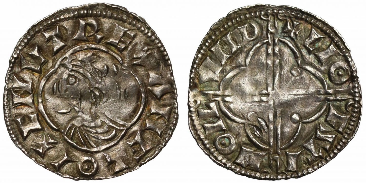 Canute Penny, Quatrefoil type, London, Leofstan