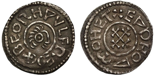 Beornwulf Penny, group II, portrait type, East Anglian, Eadnoth, ex Dorking Hoard (1817), Rev. Shepherd, Montagu, Crompton-Roberts, Drabble, Davis, Bagnall, Dupree, SNC (1989, 1991) and Schneider