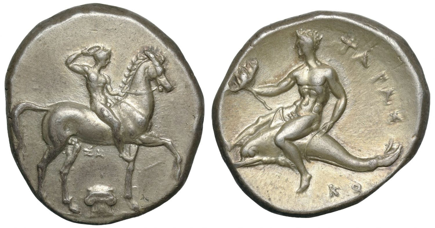Tarentum, Silver Nomos, c. 280-272 BC.