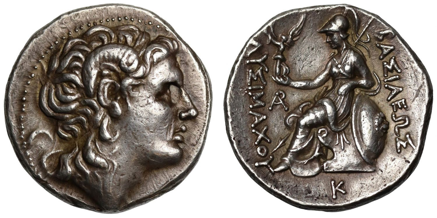 Kingdom of Thrace, Lysimachos, 323-281 BC, silver Tetradrachm, Pella, c. 286-281 BC