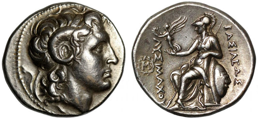 Lysimachos, silver Tetradrachm, Magnesia ad Maeandrum, c.297-81 BC