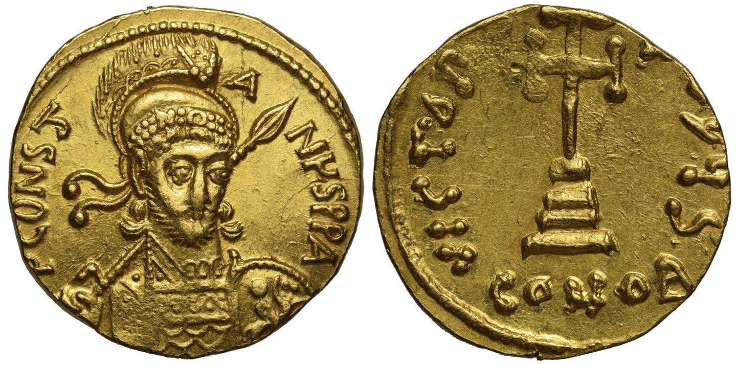 Constantine IV, Fine Style Gold Solidus.