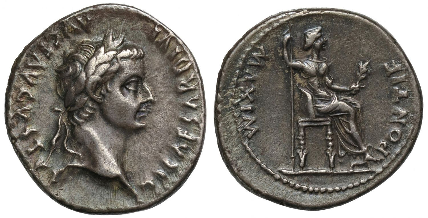 Tiberius, Silver Denarius, The Tribute Penny.