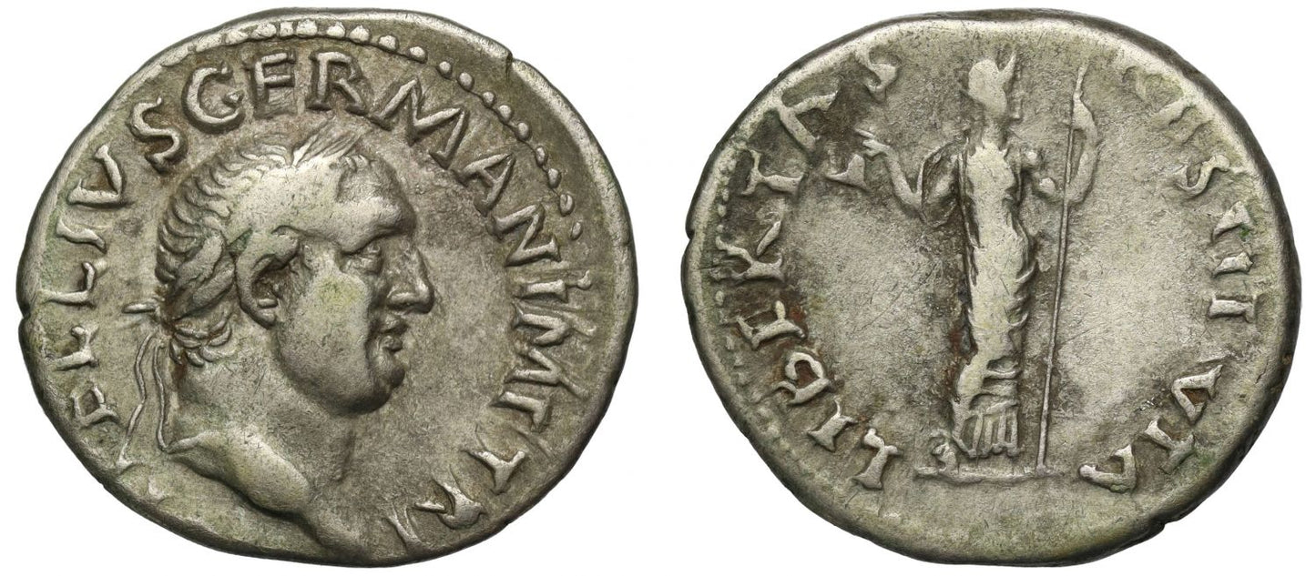 Vitellius, Silver Denarius, Libertas.