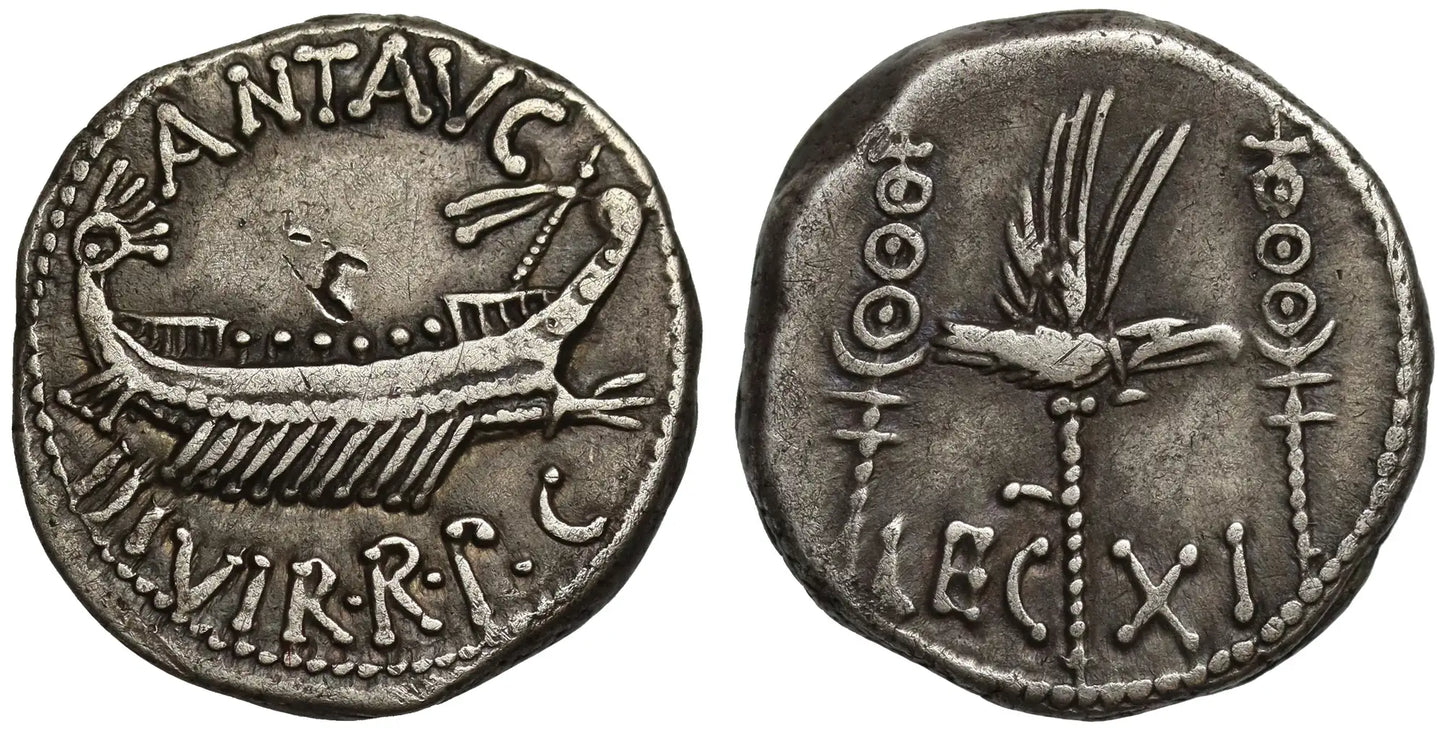 Mark Antony, Silver Denarius