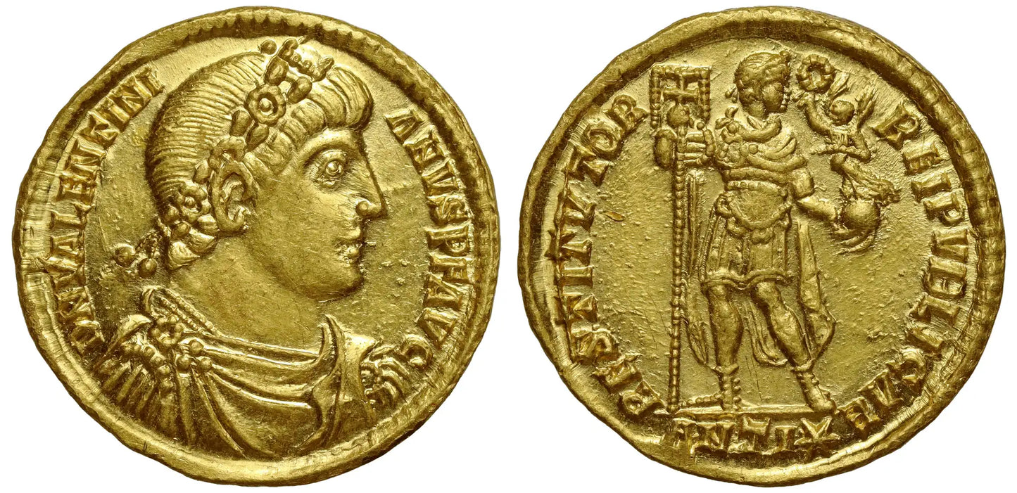 Valentinian I (AD 364-375), Gold Solidus, Antiochia.