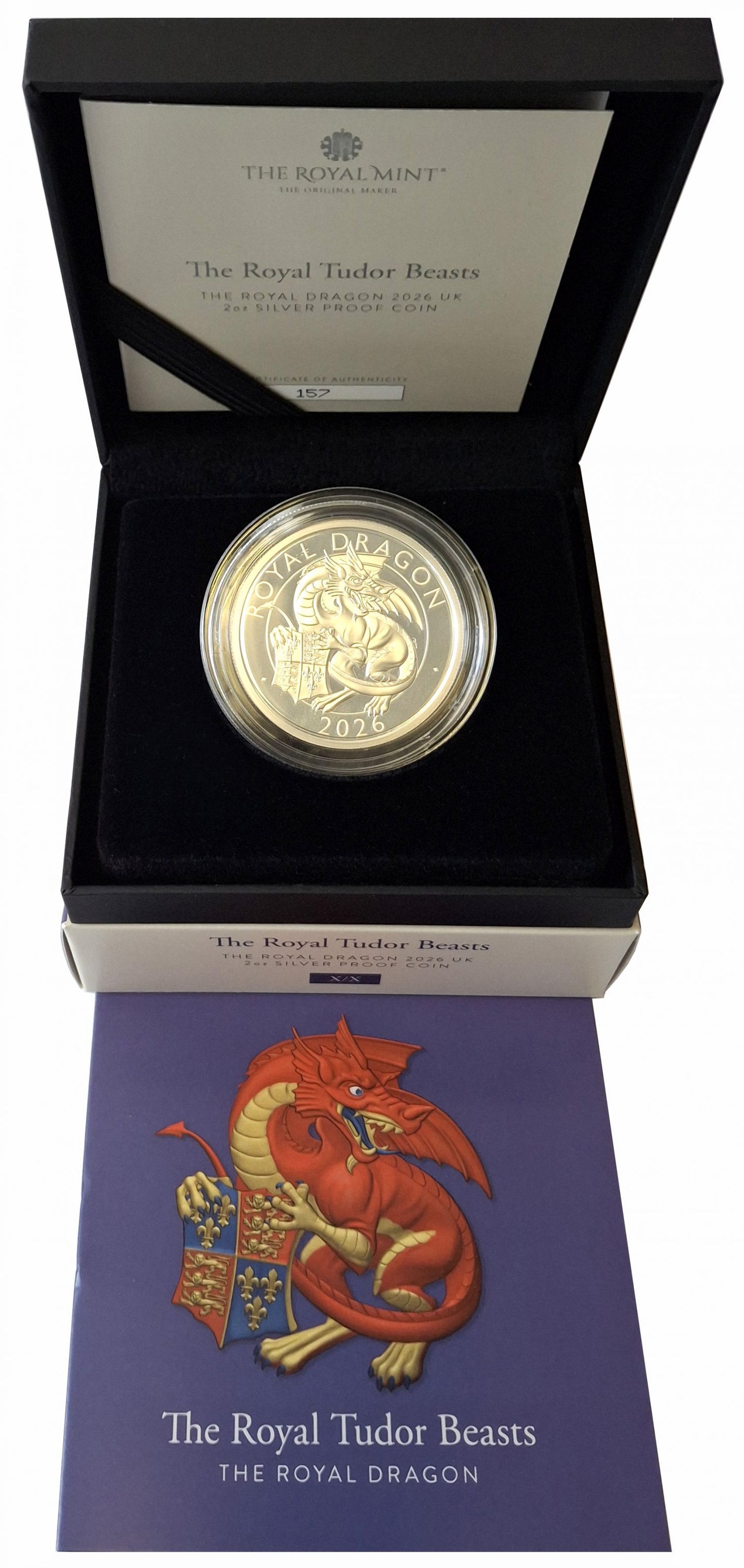 Charles III 2026 silver PF70 FDI 2oz The Royal Dragon