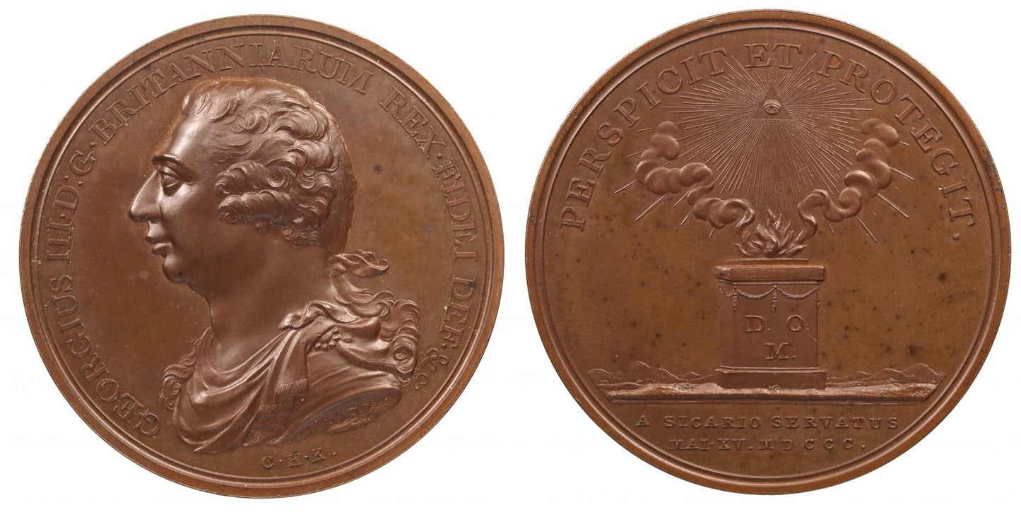 George III Preserved from Assassination, 1800.