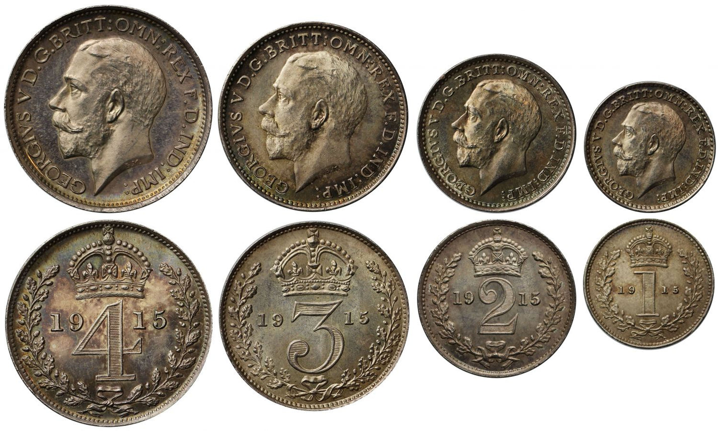 George V 1915 Maundy Set