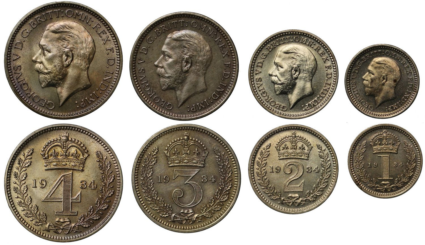 George V 1934 Maundy Set