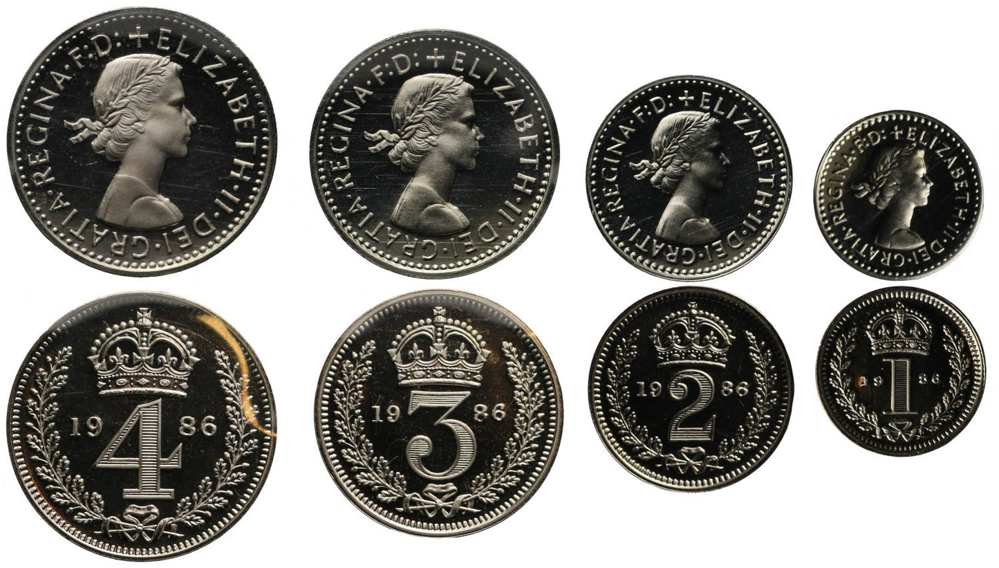 Elizabeth II 1986 Maundy Set