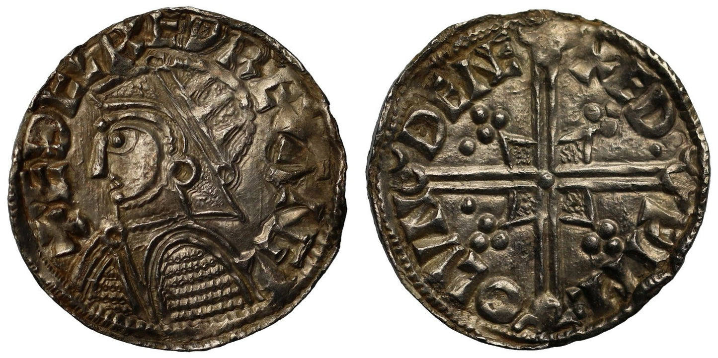 Aethelred II Penny, London, Edwine