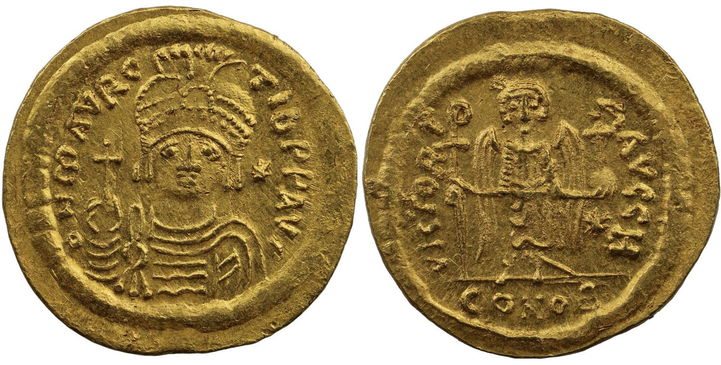 Maurice Tiberius, Gold Lightweight Solidus