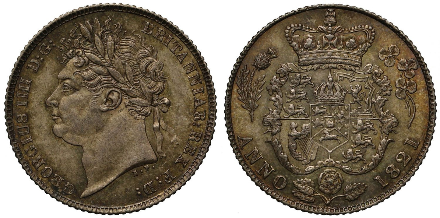 George IV 1821 Sixpence