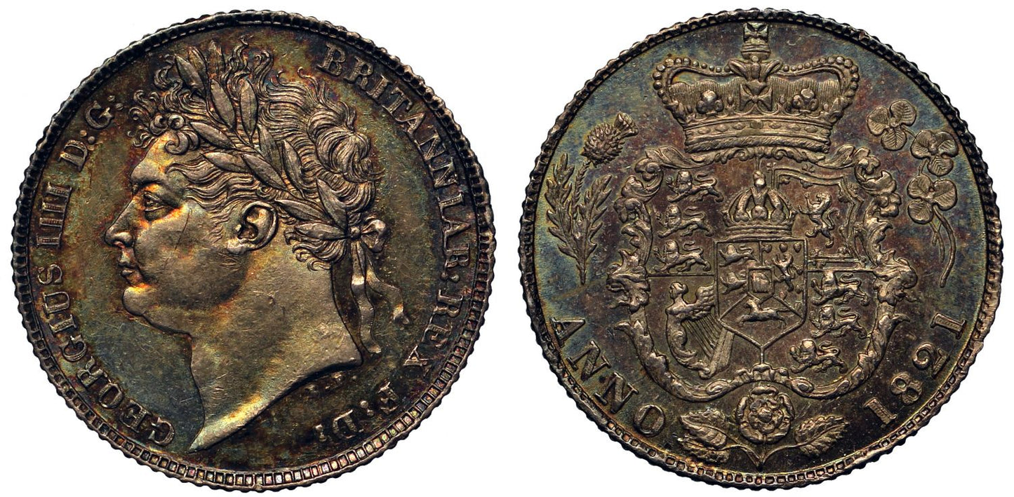 George IV 1821 Sixpence
