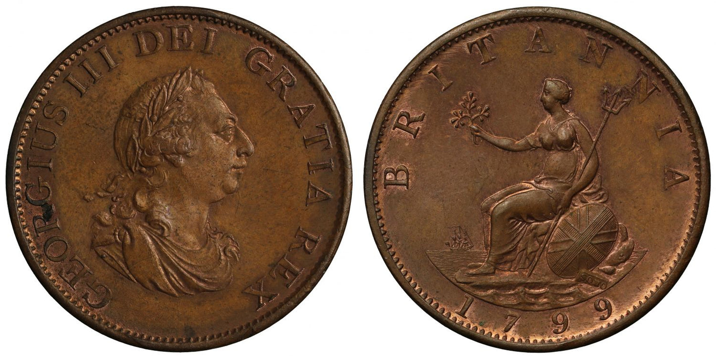 George III 1799 Halfpenny