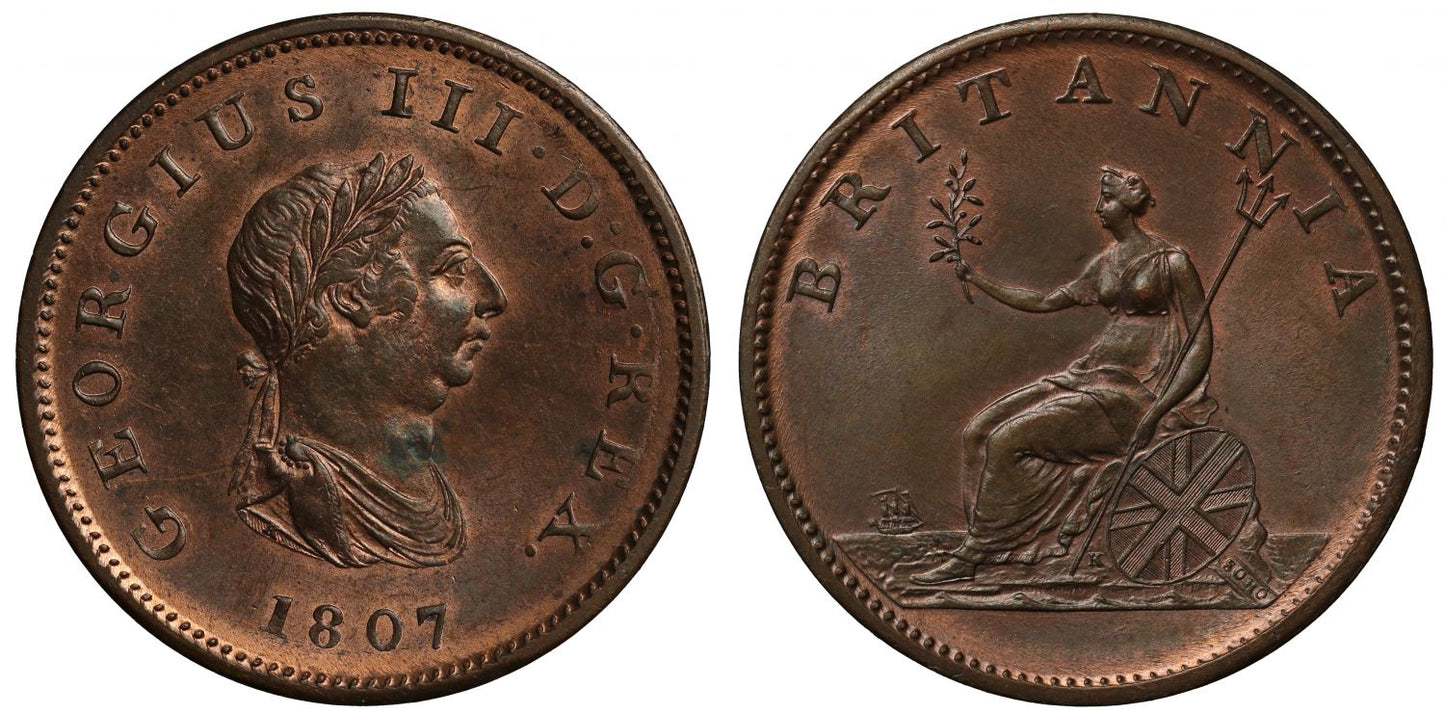 George III 1807 Halfpenny